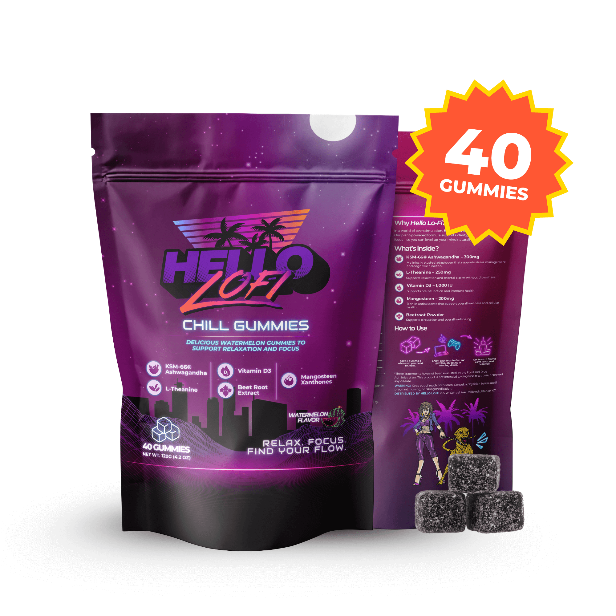 Hello LoFi Chill Gummies
